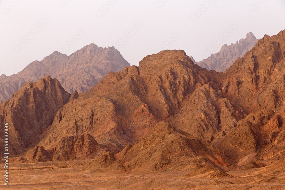 mountain range on Sinai Peninsula, Egypt