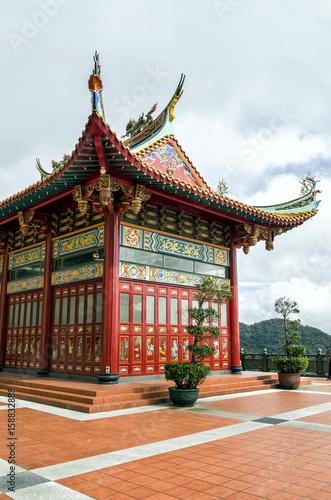 The scenic site of Chin Swee Caves Temple, Genting Highland, Malaysia. photo