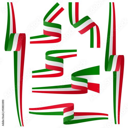 italian country flag banners