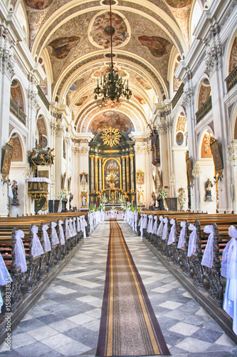 interior of church