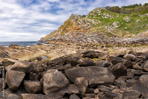 Spain, Galcia, Cies Islands. Rocky landscape © Wojciech Jarosz