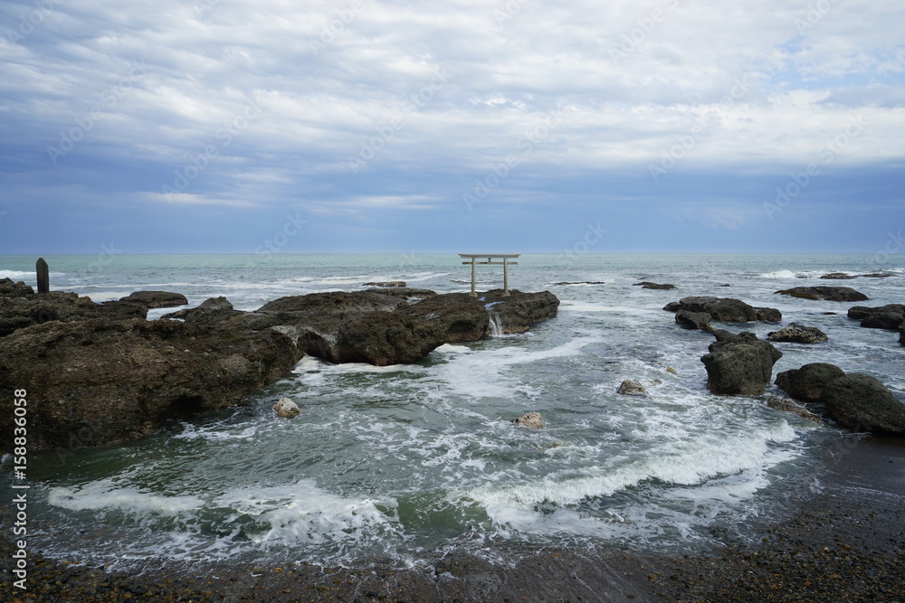 Obraz premium 大洗海岸