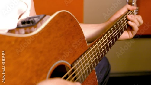 Acoustic Guitar Close Up
