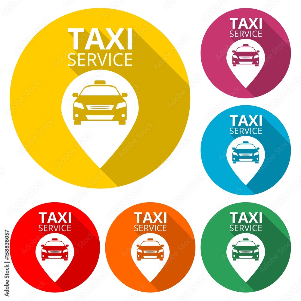 Taxi logo, Public transport symbol