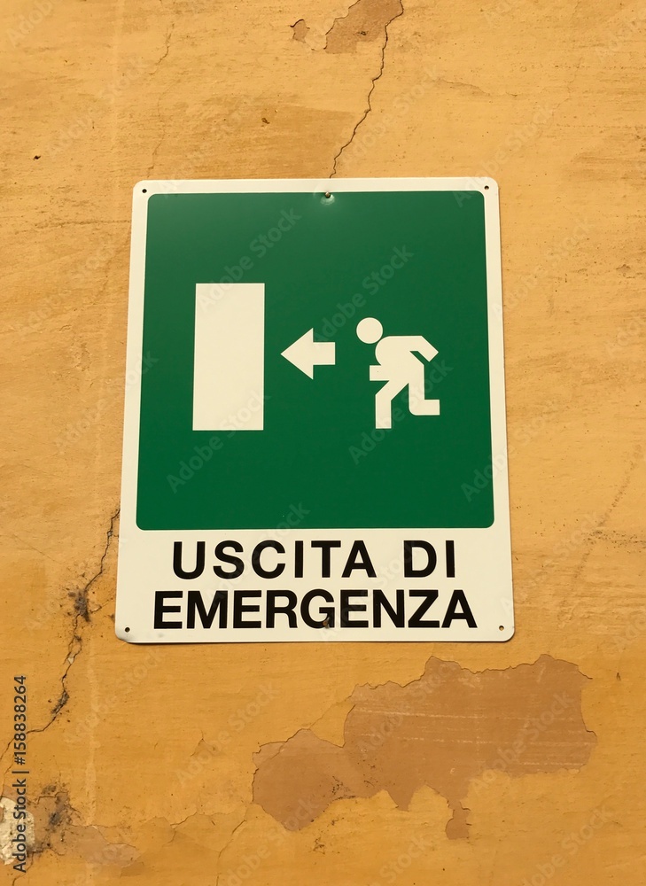 Obraz premium Emergency exit