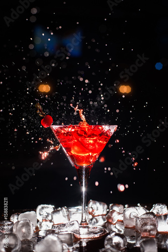 Cocktail with a spray