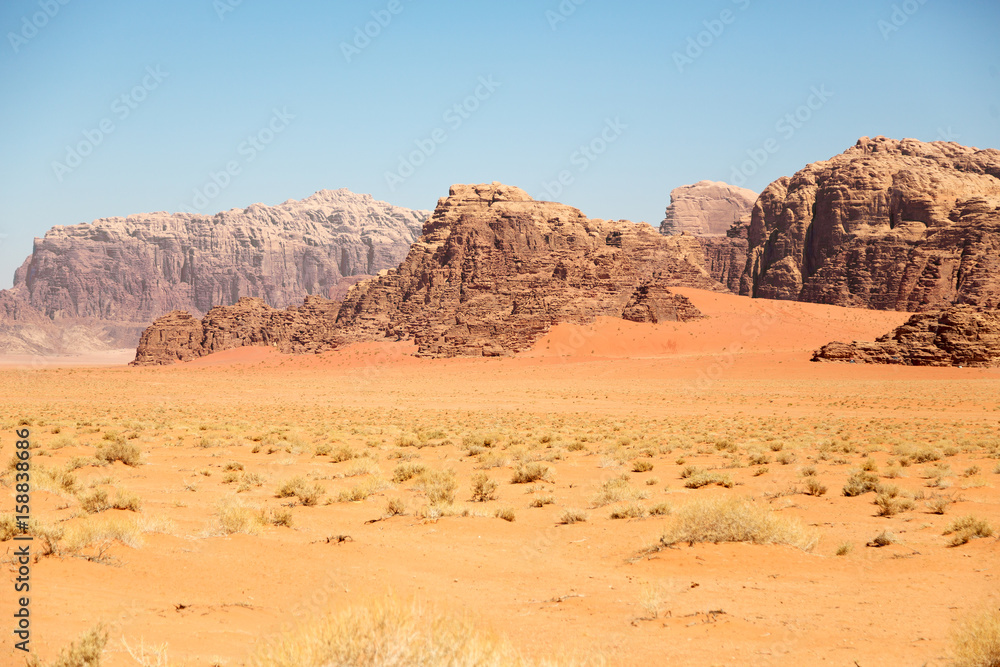 in the desert  sand and mountain adventure destination