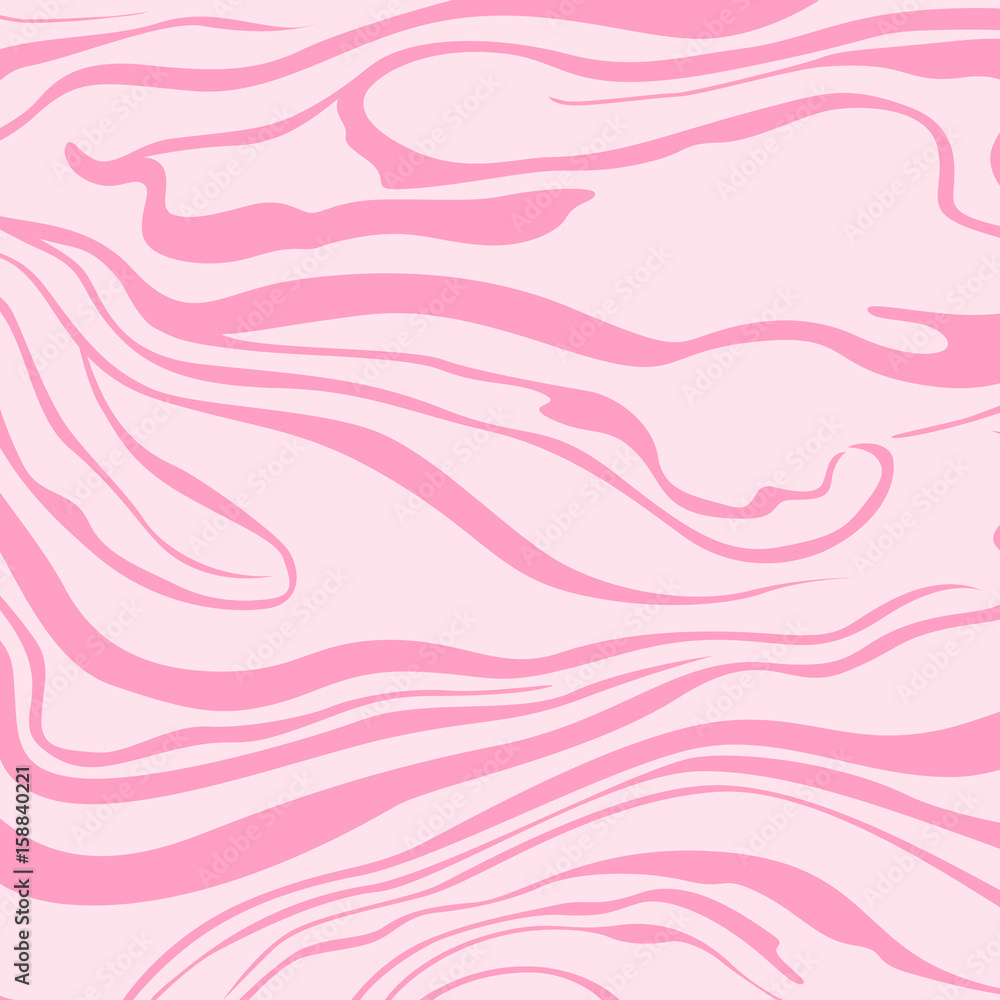 Vector marbling background in pink colors square composition