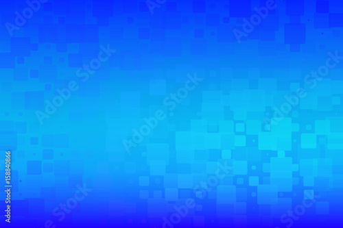 Azure blue glowing various tiles background