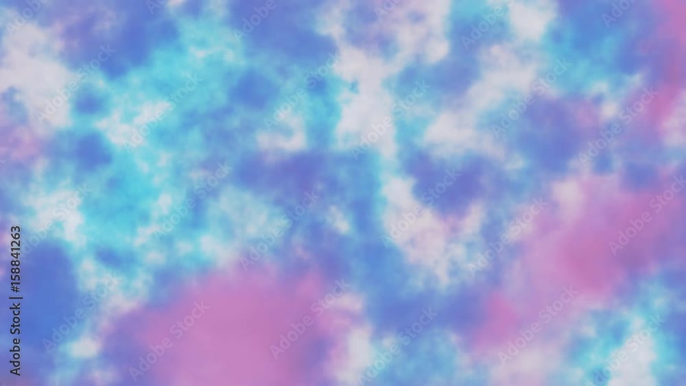 Flying above and through layers of scattered mystic or heavenly purple and blue clouds. Simulated and animated as seen from plane window or from other flying objects Flying above and through layers of scattered mystic or heavenly purple and blue clouds. Simulated and animated as seen from plane window or from other flying objects