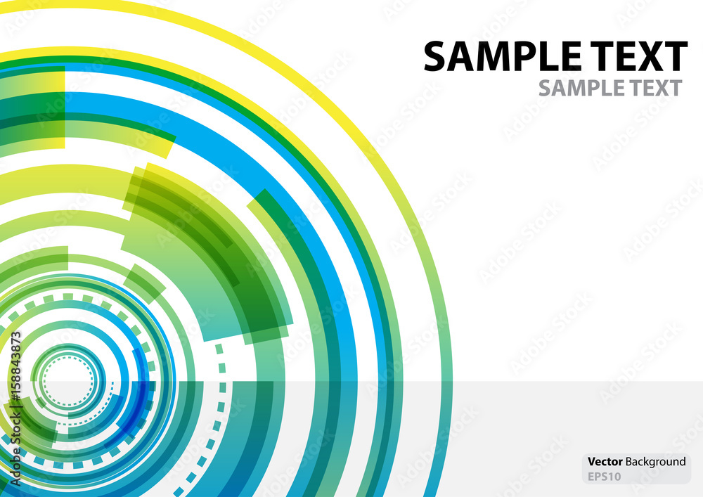 A4 template technology abstract theme