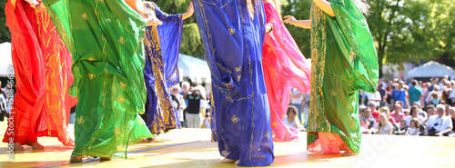 Colorful skirts of belly dancers © ChiccoDodiFC
