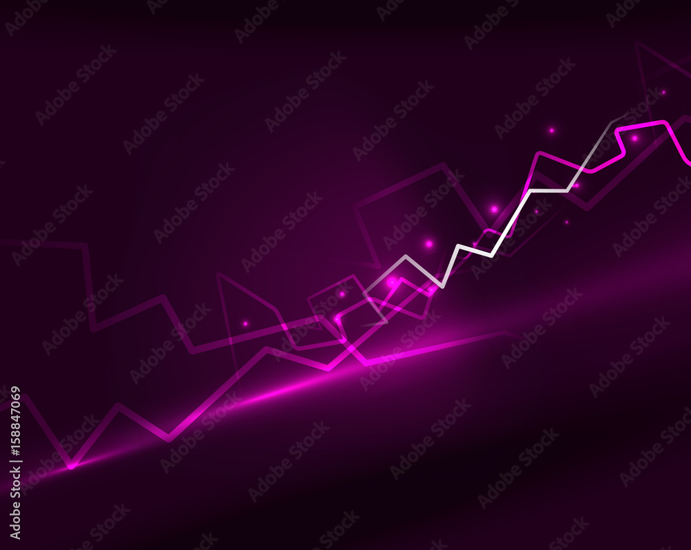 Neon lightning vector background Neon lightning vector background
