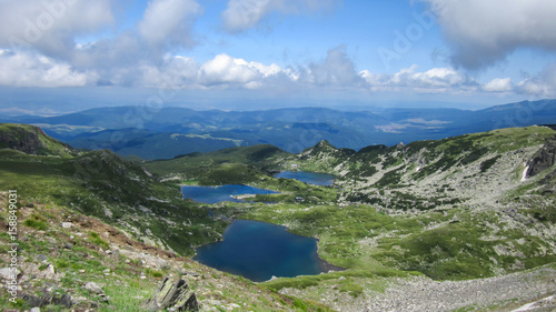 The beautiful lakes of the Rila Mountain
