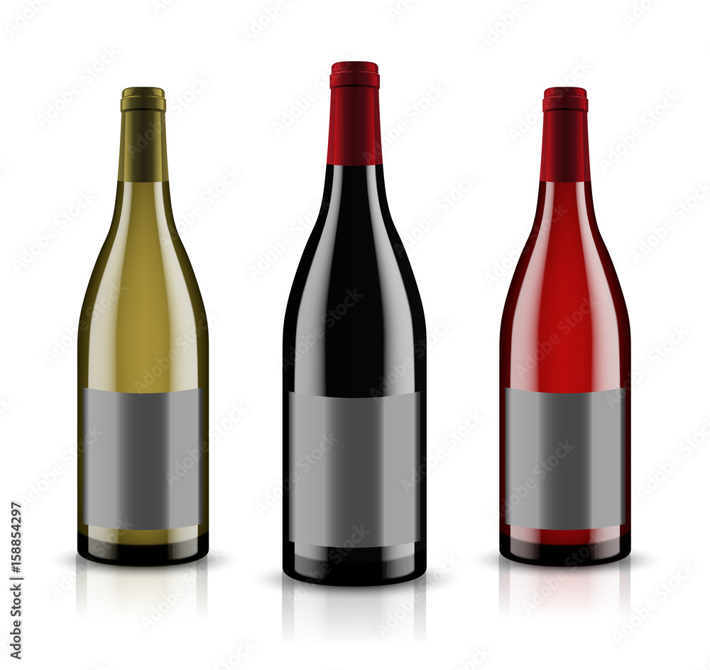 Mockup wine bottle. vector design. Mockup wine bottle. vector design.