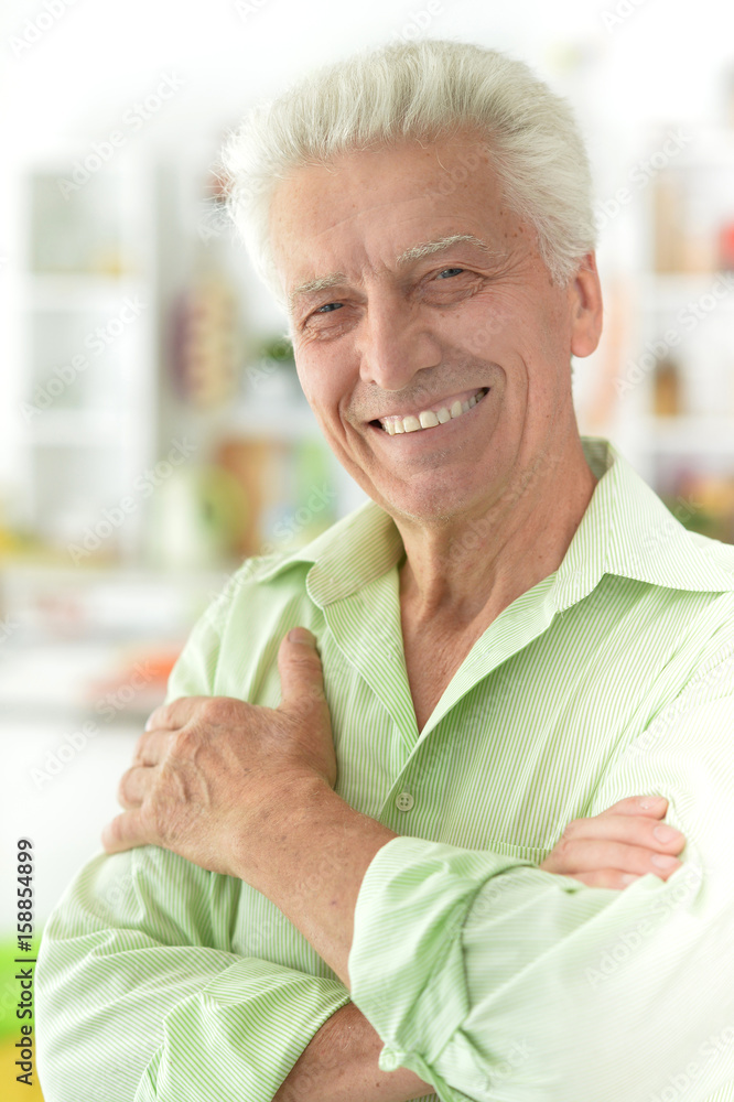 Portrait of handsome senior man Portrait of handsome senior man