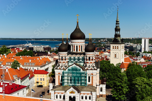 Wallpaper Mural Red roofs of Tallinn Old Town, Estonia Torontodigital.ca