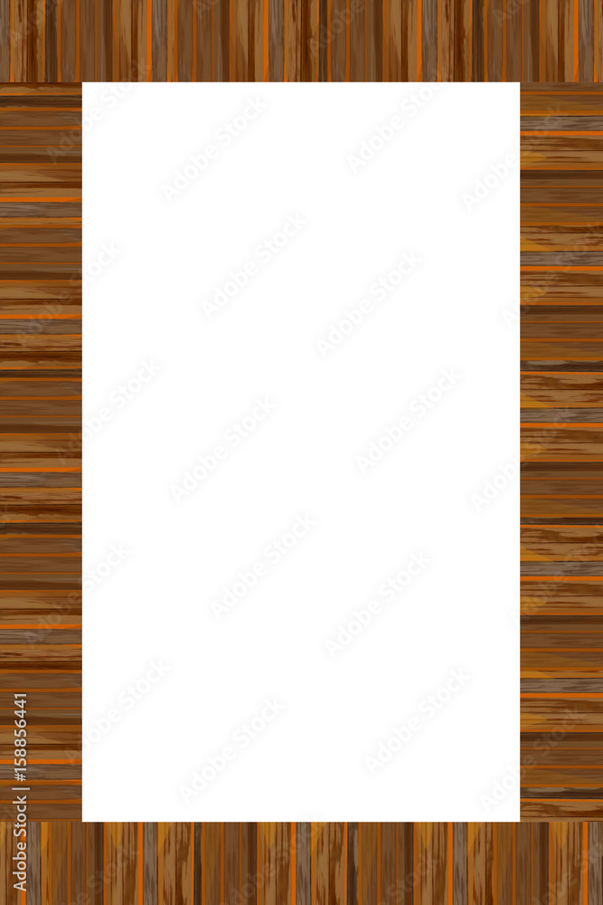 cartoon scene with wooden frame - isolated - illustration for children cartoon scene with wooden frame - isolated - illustration for children