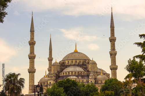 Blue Mosque in Sultanahmet in Istanbul, Turkey