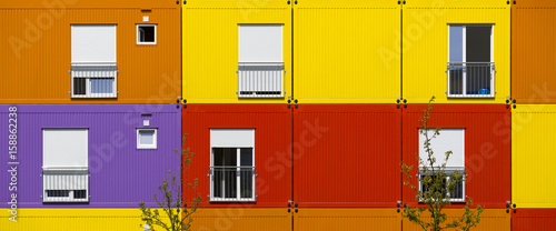 Tableau sur toile Wohncontainer