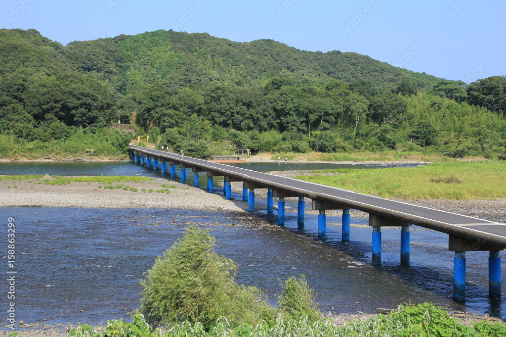佐田沈下橋 佐田沈下橋