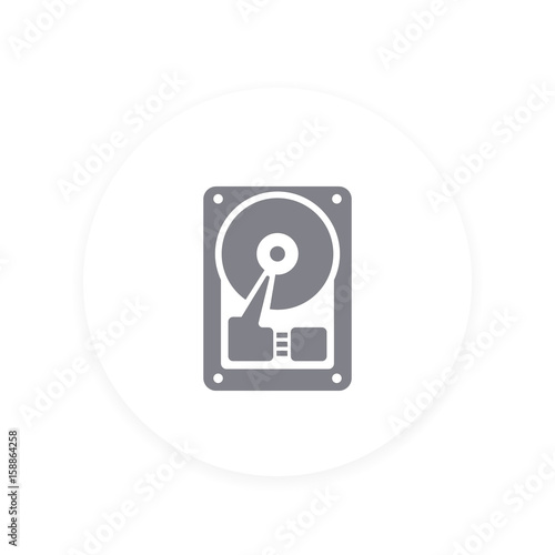 HDD, hard disk drive icon