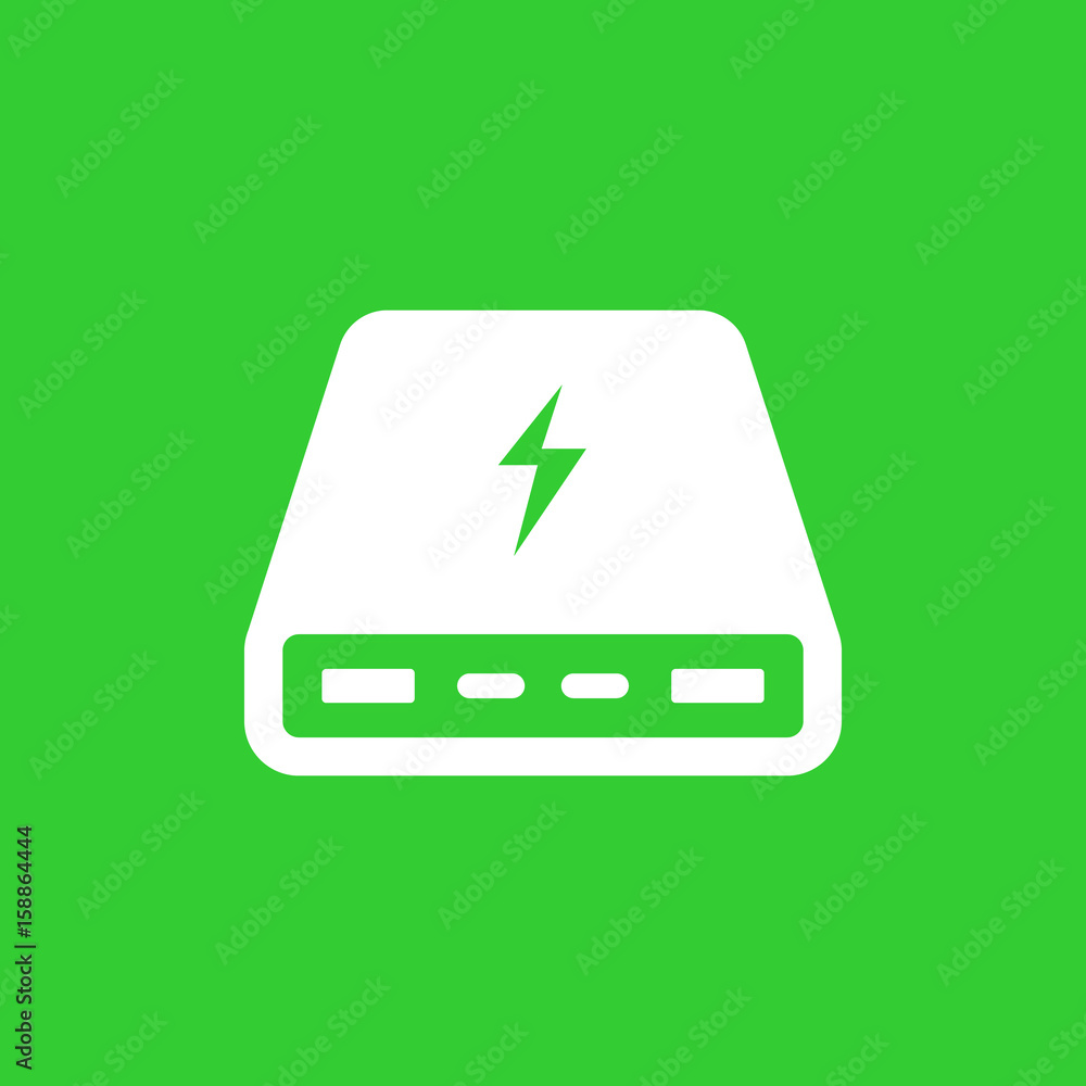 power bank, portable charger icon power bank, portable charger icon
