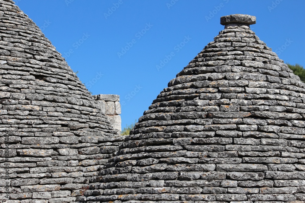 Trulli in Apulia region, Italy