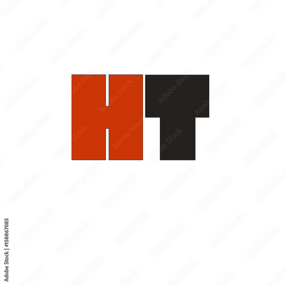 Fototapeta premium TRIANGLE INNITIALS H