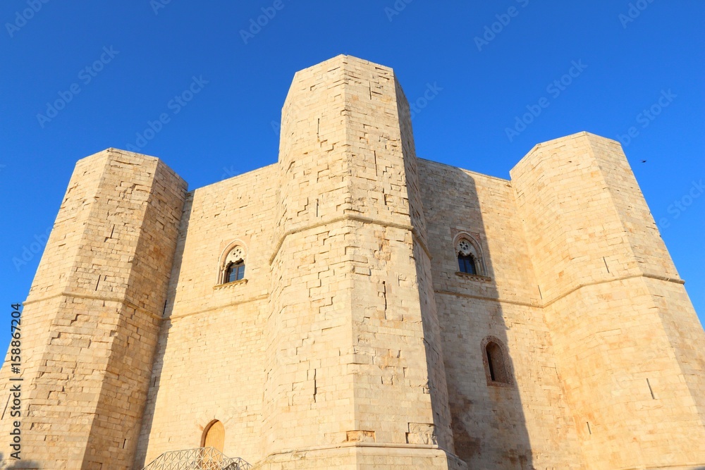 Castel Del Monte in Apulia region, Italy