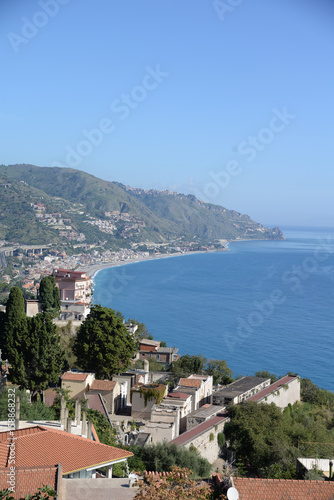 Fototapeta Naklejka Na Ścianę i Meble -  Küste bei Taormina, Sizilien