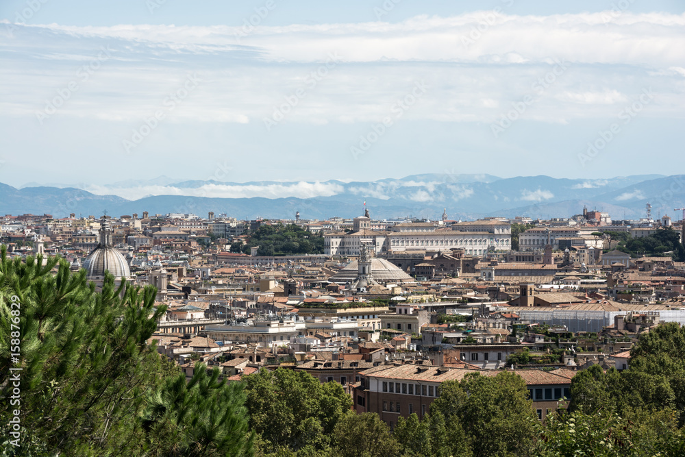 Panorama of Rome from Gianicolo