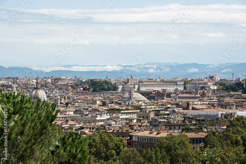 Panorama of Rome from Gianicolo