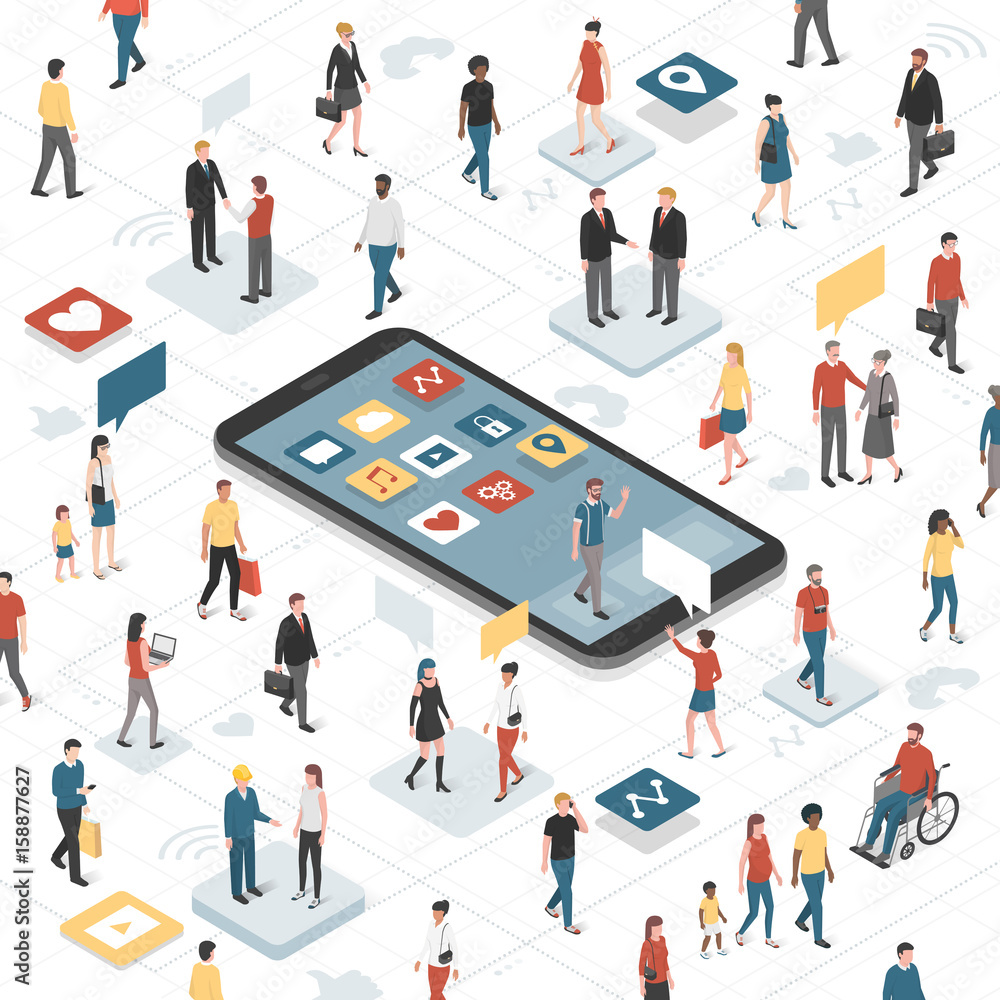 Connecting people and social media Connecting people and social media