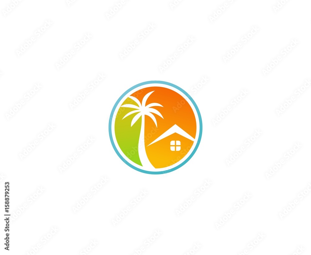 Beach house logo