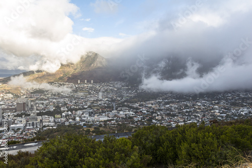View on the city of Cape town from Signal hill © picturist