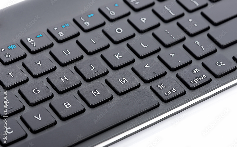 Computer keyboard isolated on white Computer keyboard isolated on white