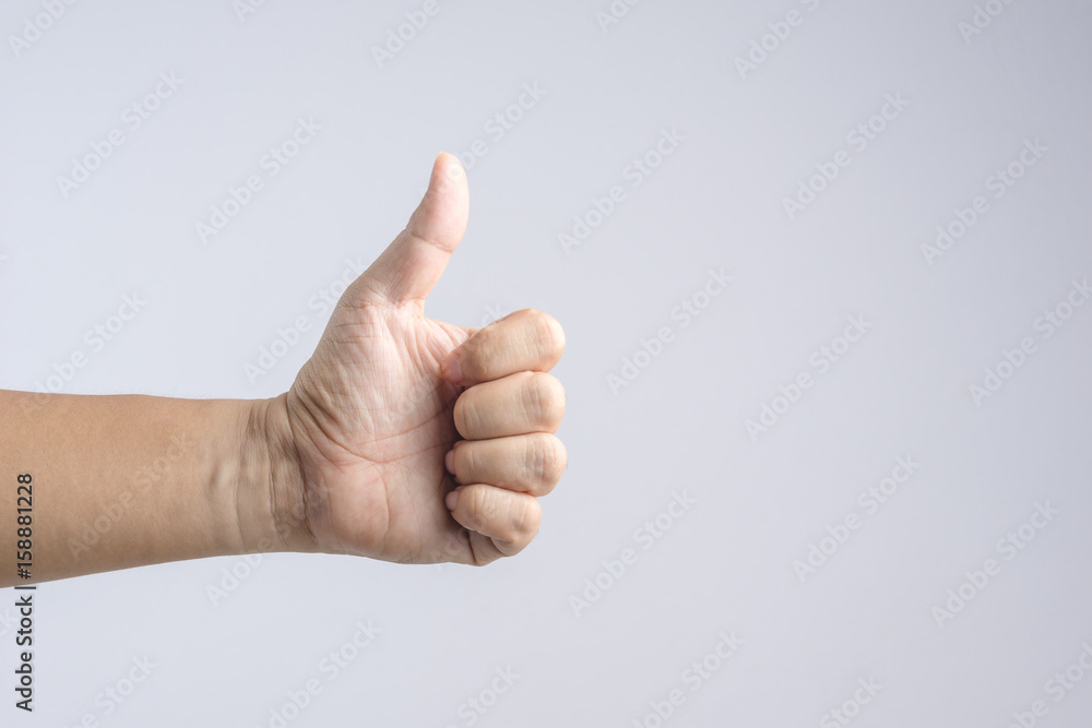 Thumb up hand sign Thumb up hand sign