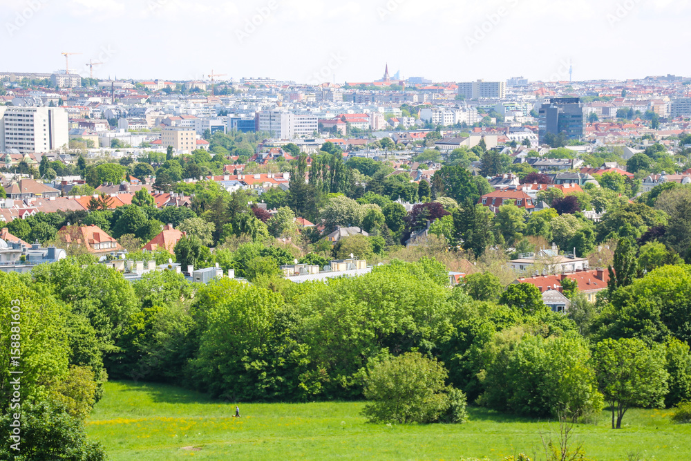 Fototapeta premium Erholungsgebiet Roter Berg in Wien