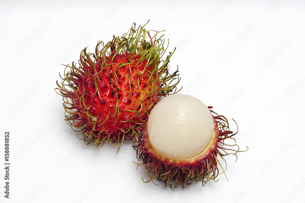 Rambutan, a famous local asian fruits. Rambutan, a famous local asian fruits.