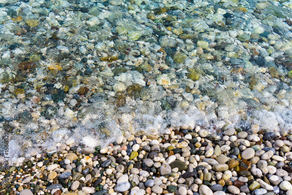 sea and stones. seacoast. background sea and stones. seacoast. background