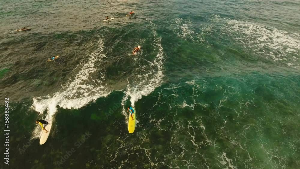 Surfers at siargao islands famous surf break cloud 9 near mindanao the ...