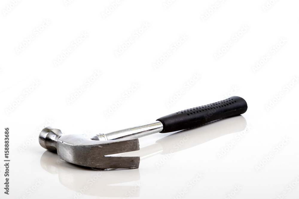 Metal hammer isolated on a white background Metal hammer isolated on a white background
