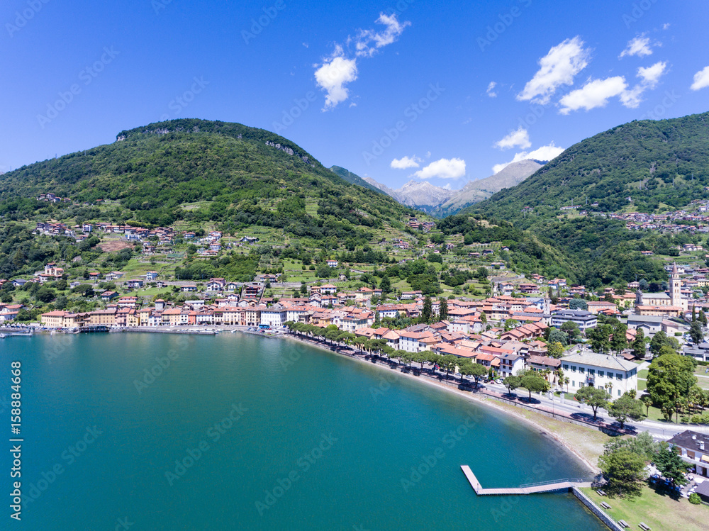 Village of Domaso - Como Lake in Italy