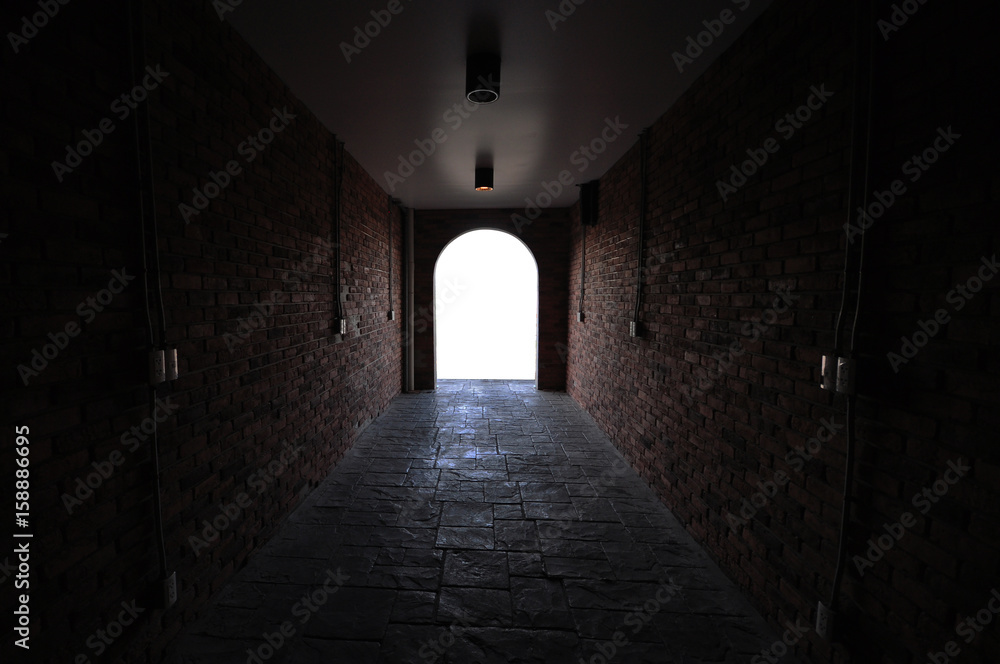 The tunnel is white light at the end The tunnel is white light at the end