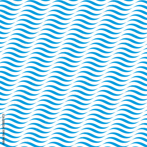 Wave Blue Pattern.