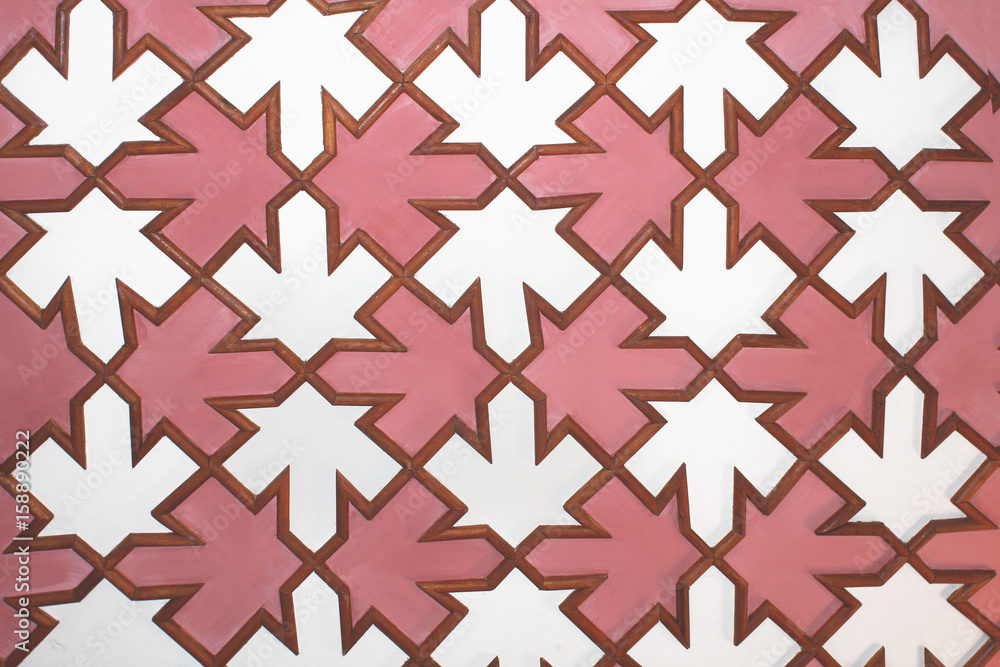 Tiled Panel Wood Mosaic