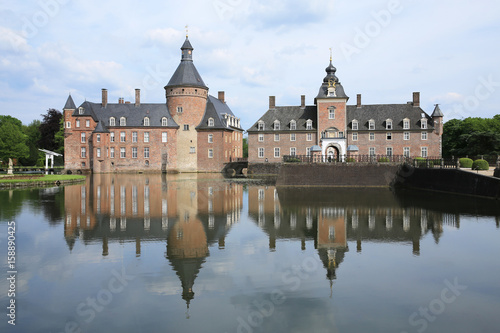 The historic Castle Anholt in North Rhine-Westphalia, Germany
