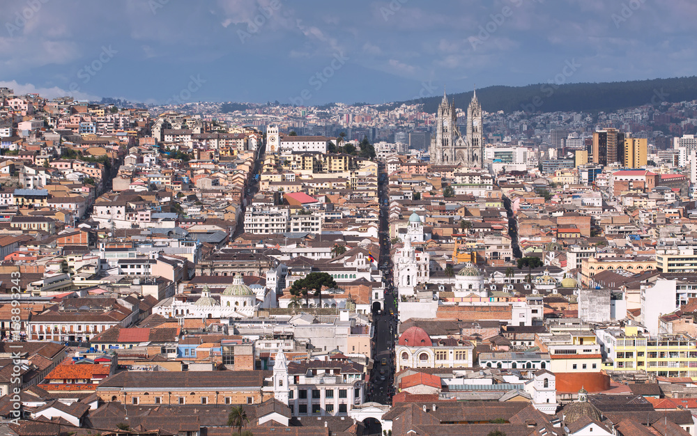 Obraz premium View of Quito, Ecuador