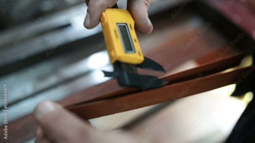 Assembling a billiard cue. Thin wood Assembling a billiard cue. Thin wood